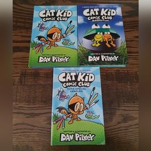 Lot of 3 Cat Kid Books